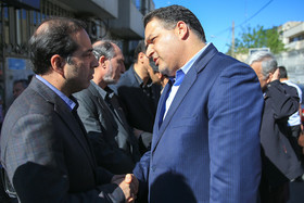 مراسم تشییع پیکر «حسین قندی» - استاد روزنامه‌نگاری